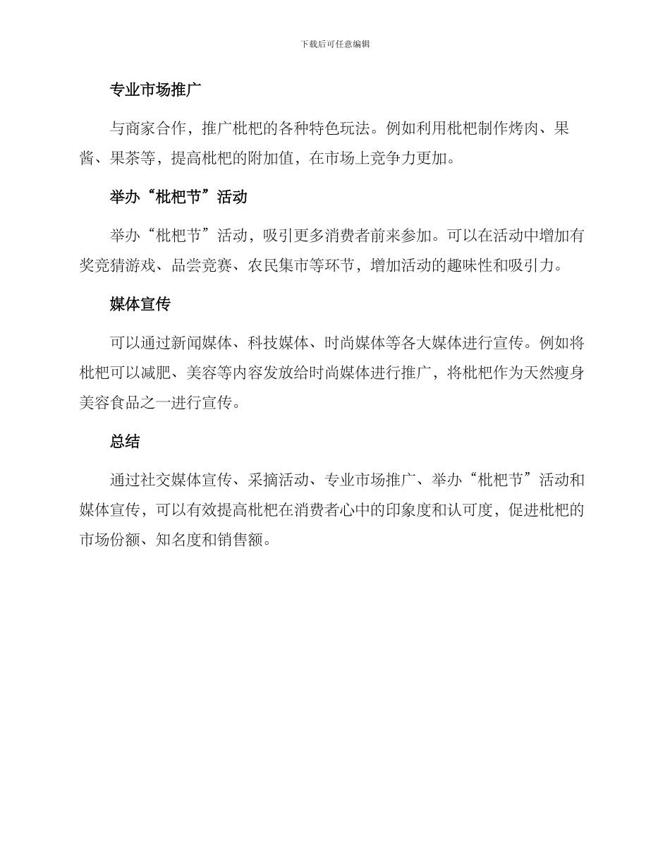枇杷策划宣传方案_第2页