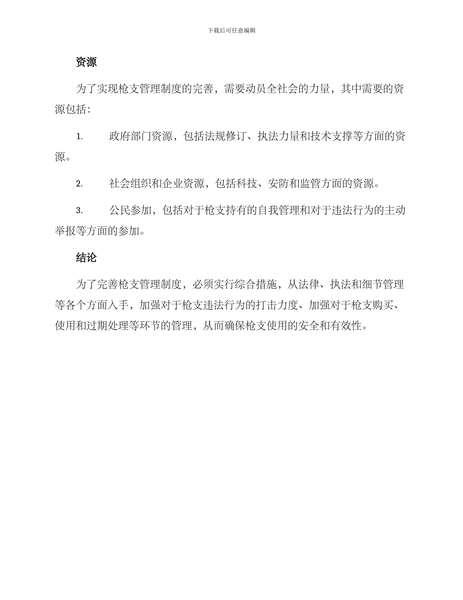 枪支管理制度整改方案_第3页