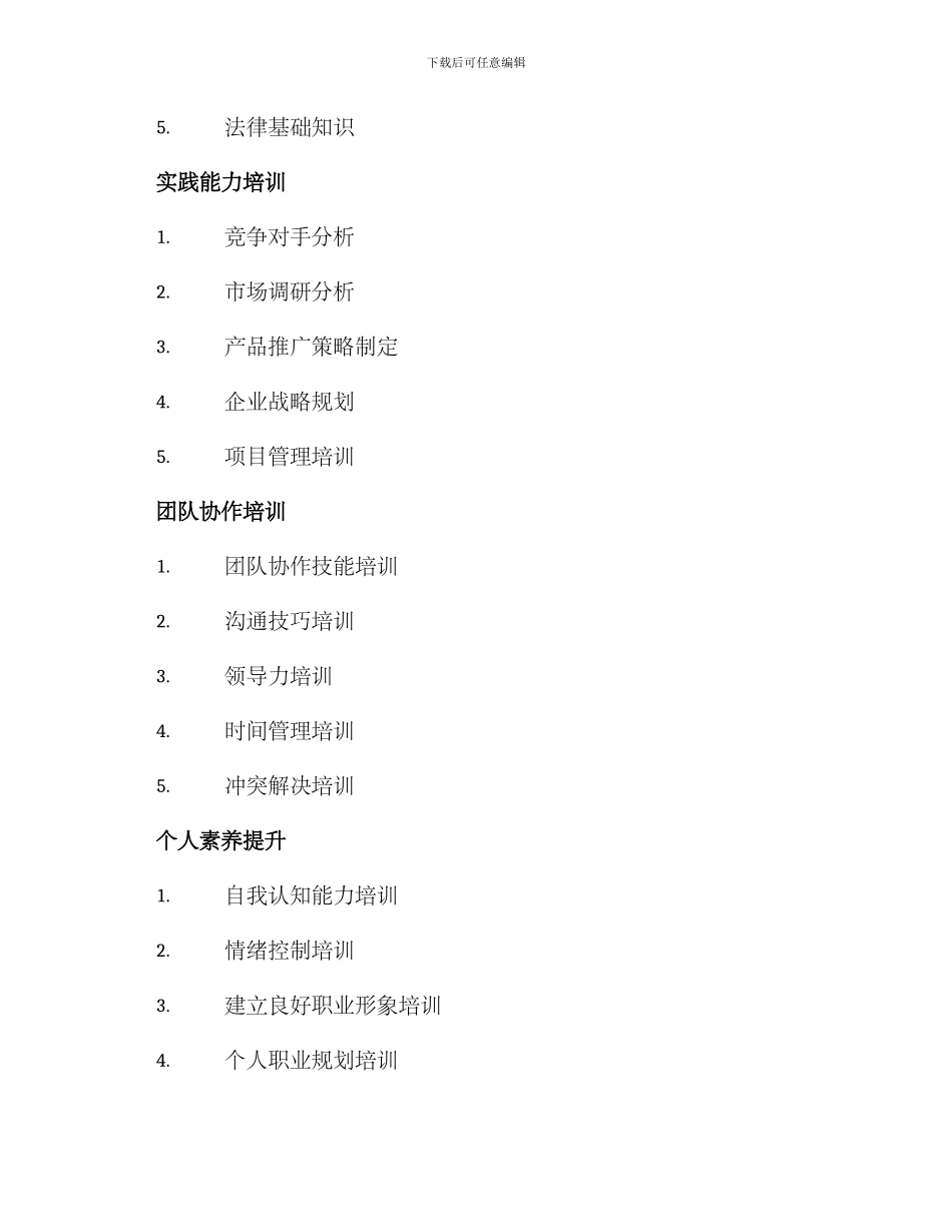 某企业干部培训方案_第2页