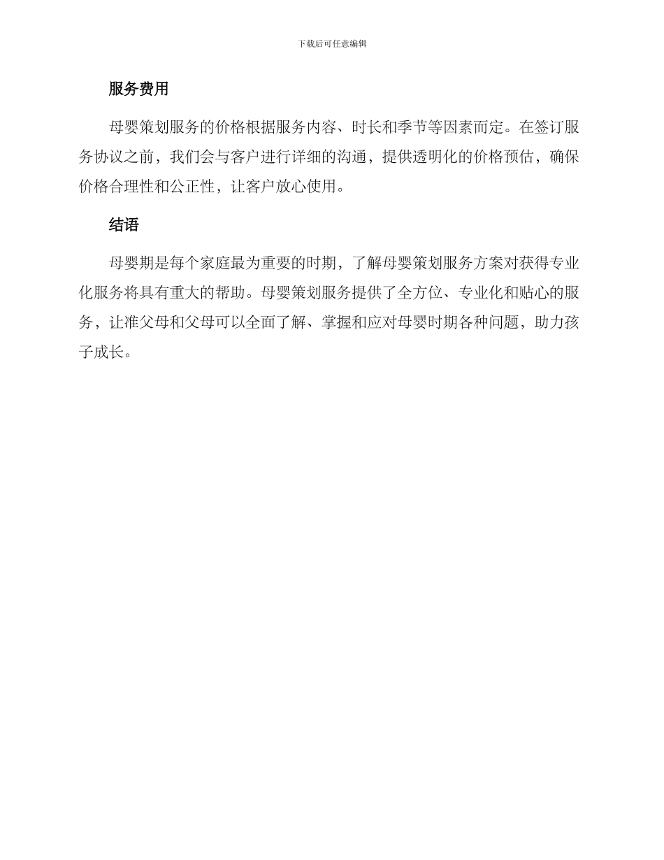 母婴策划服务方案_第3页