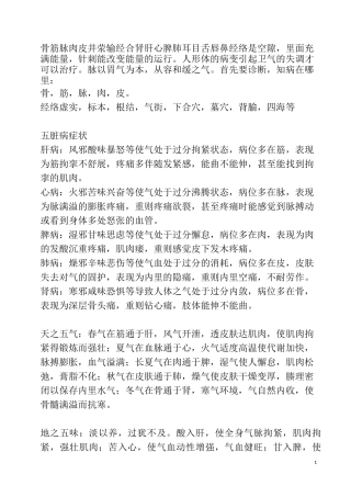 灵枢经针灸笔记