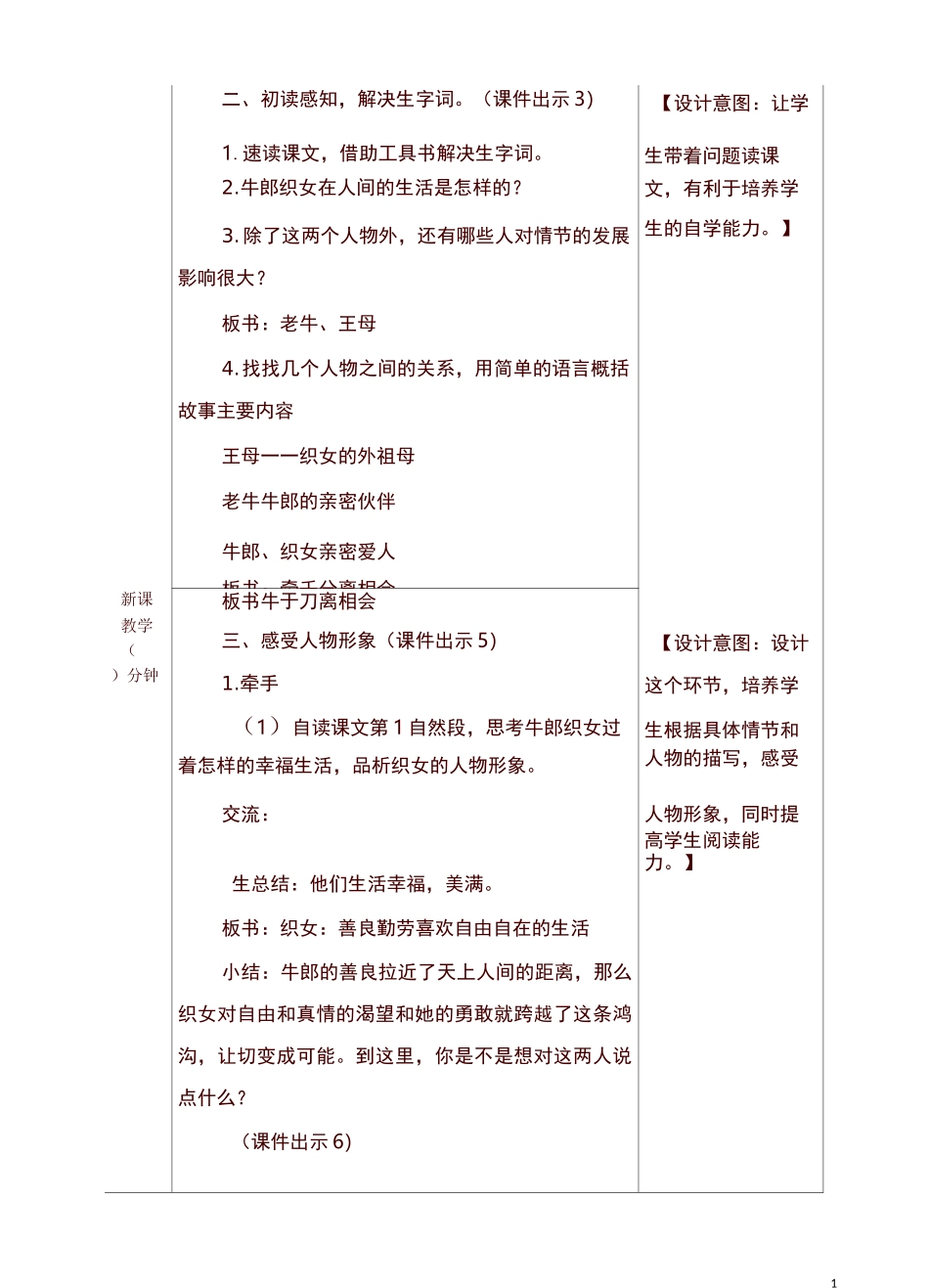 部编五年级上册语文牛郎织女(二) 教案_第2页