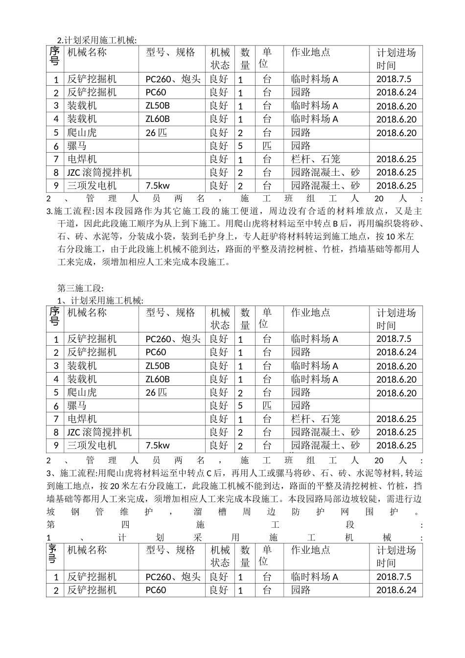 山顶公园材料运输方案_第3页