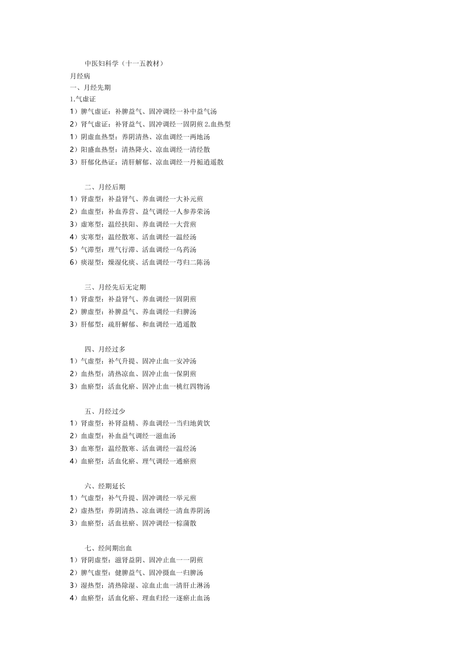 (完整word版)中医妇科学笔记十一五教材版_第1页