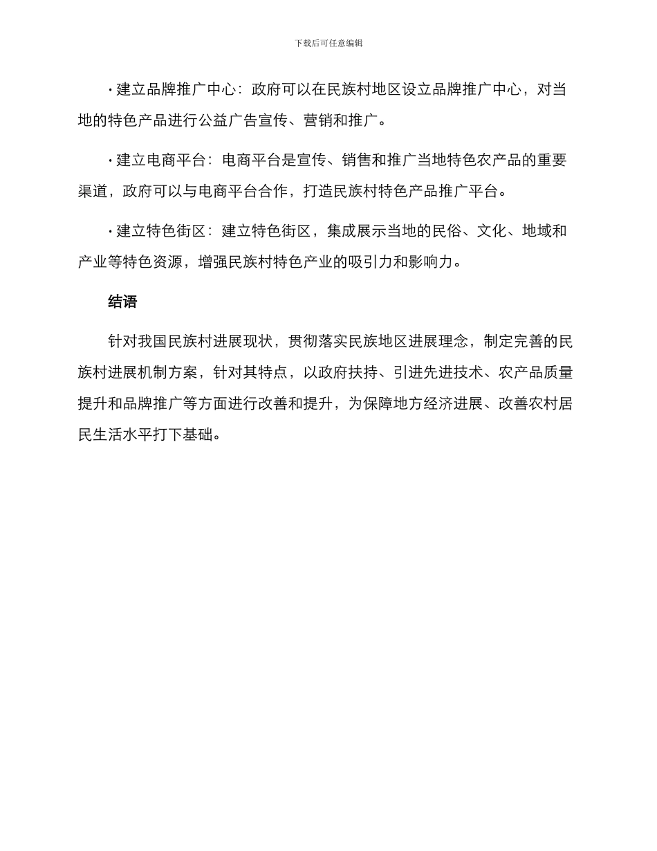 民族村发展机制方案_第3页