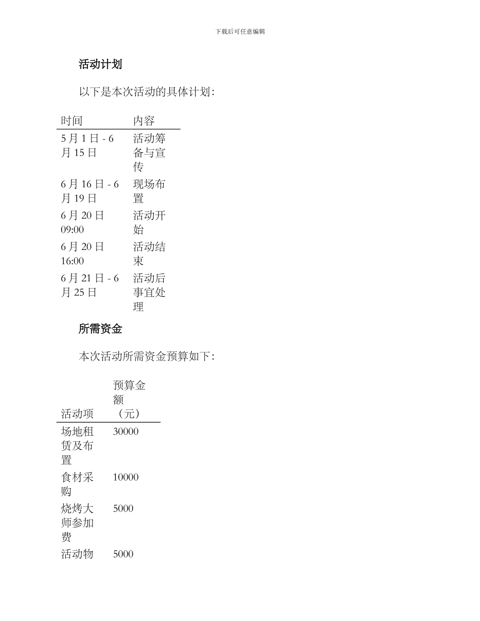 洛阳烧烤活动策划方案_第3页