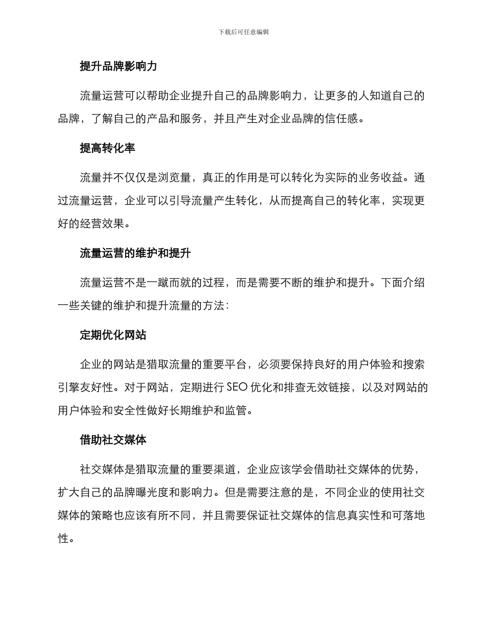 流量运营维护方案_第2页