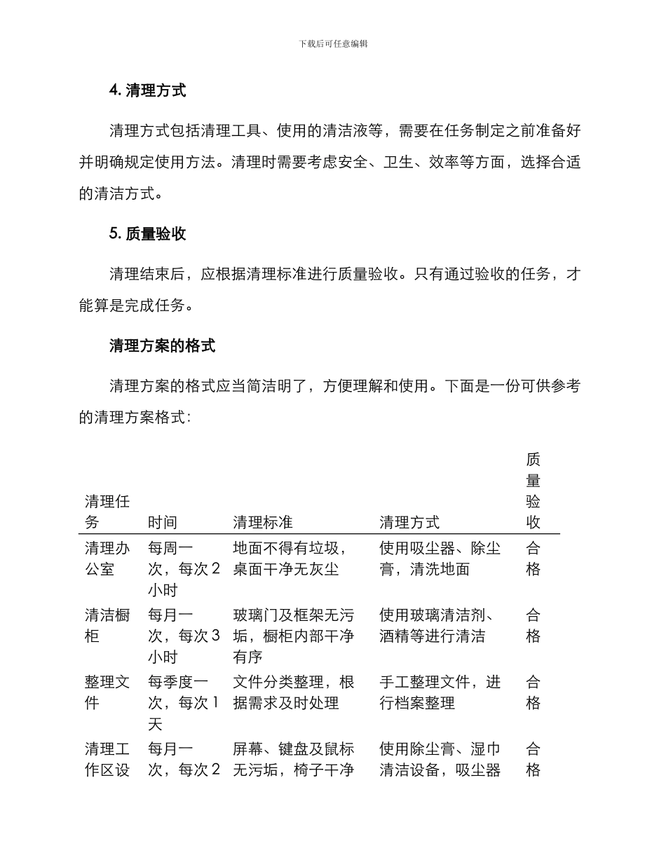 清理方案格式_第2页