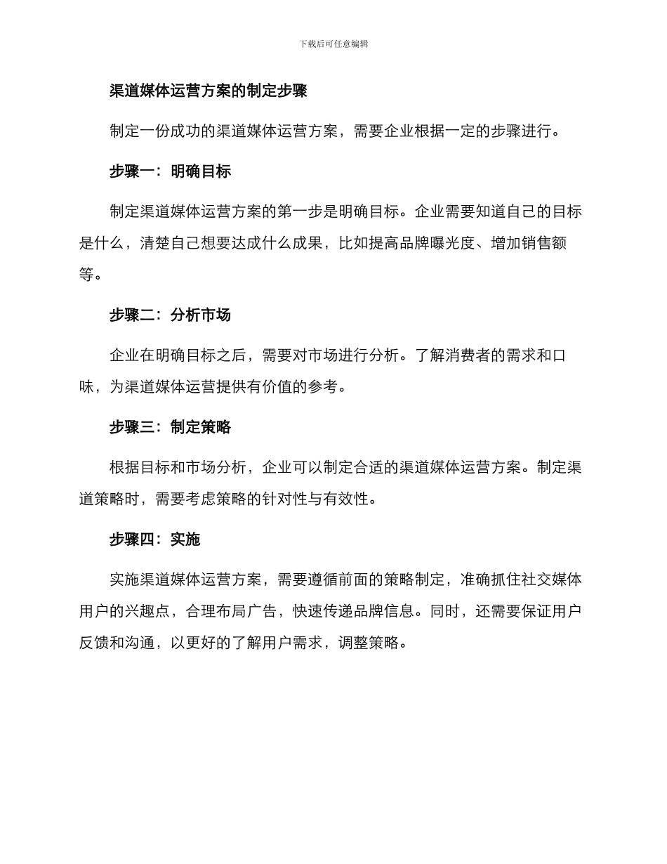 渠道媒体运营方案_第2页