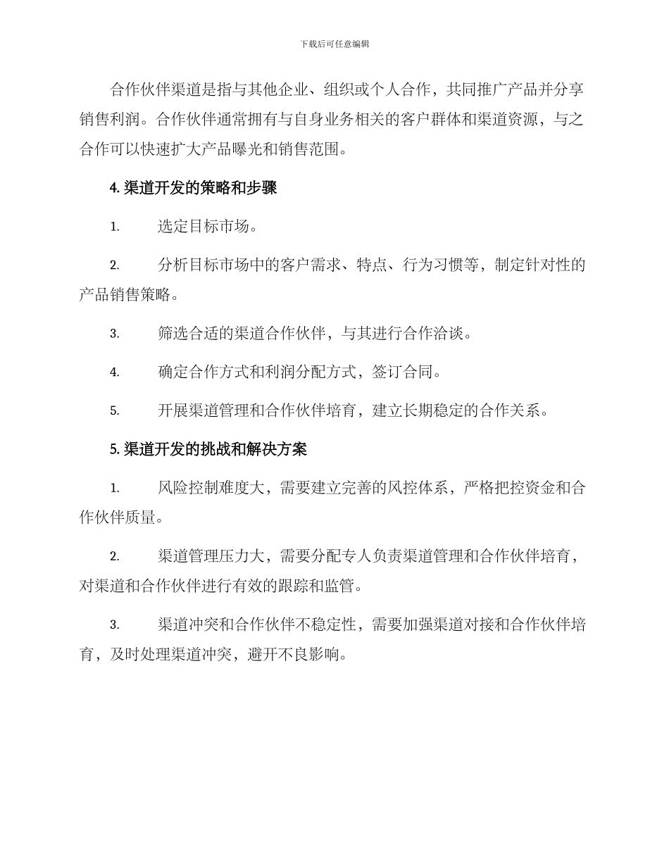 渠道开发方案报告_第2页