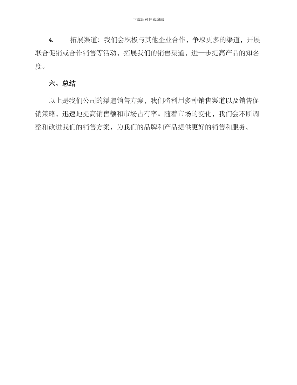 渠道销售方案_第3页