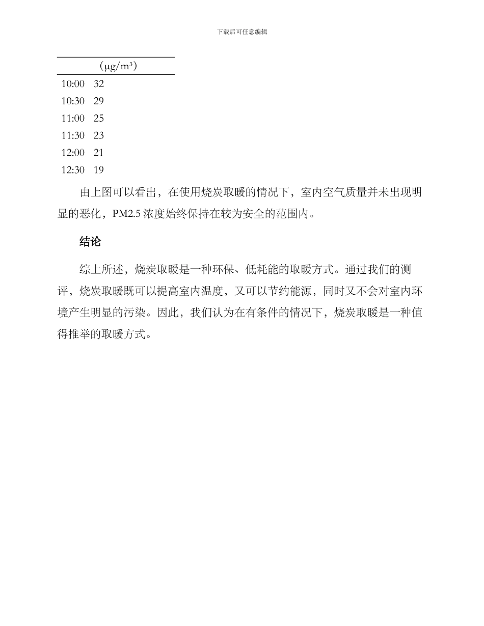 烧炭取暖测评方案_第3页