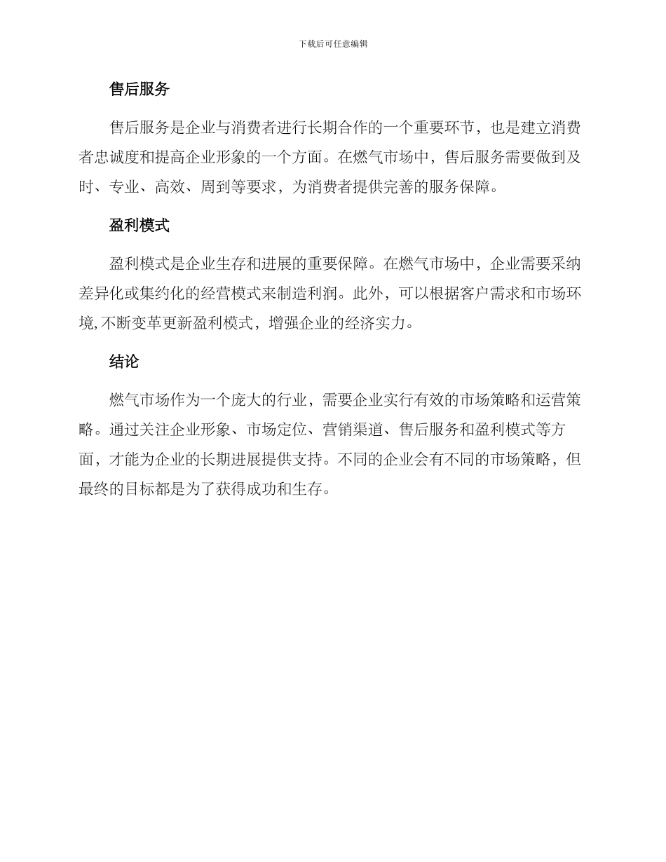 燃气市场策划方案_第2页