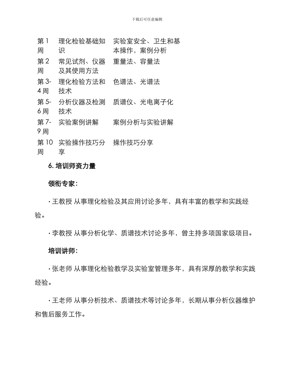 理化检验培训方案_第3页