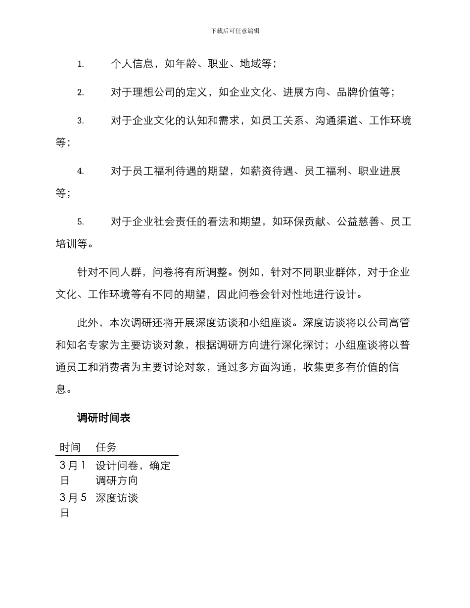 理想公司调研方案_第2页