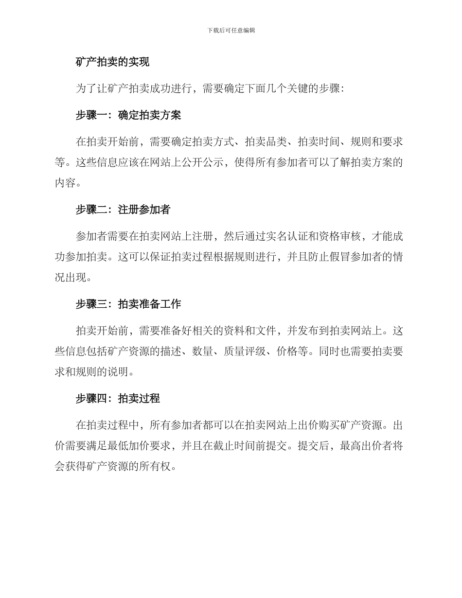 矿产拍卖方案_第2页