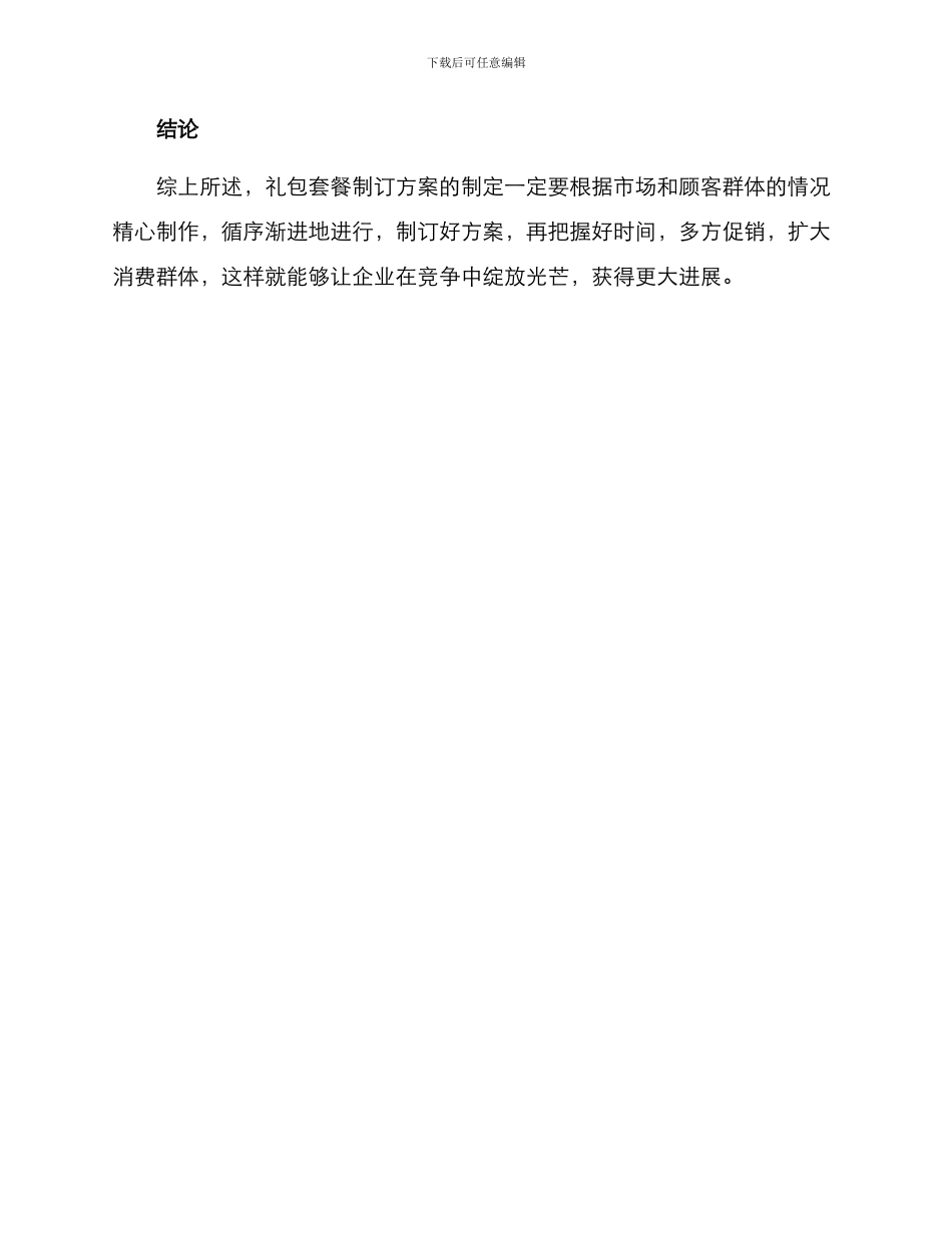 礼包套餐策划方案_第3页