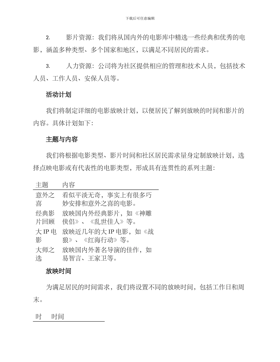 社区影片宣传方案_第3页