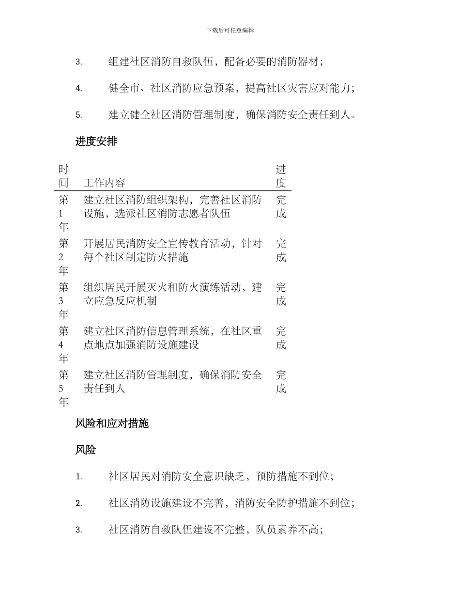 社区消防组织规划方案_第3页