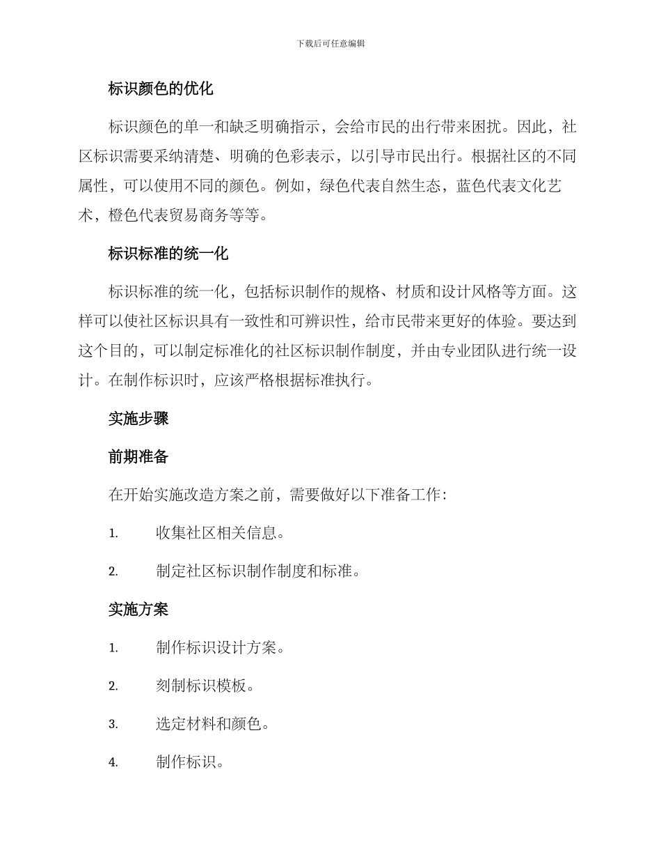 社区老旧标识改造方案_第2页