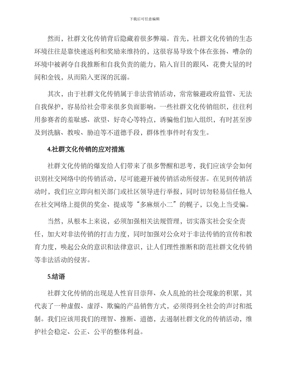社群文化传销方案_第2页