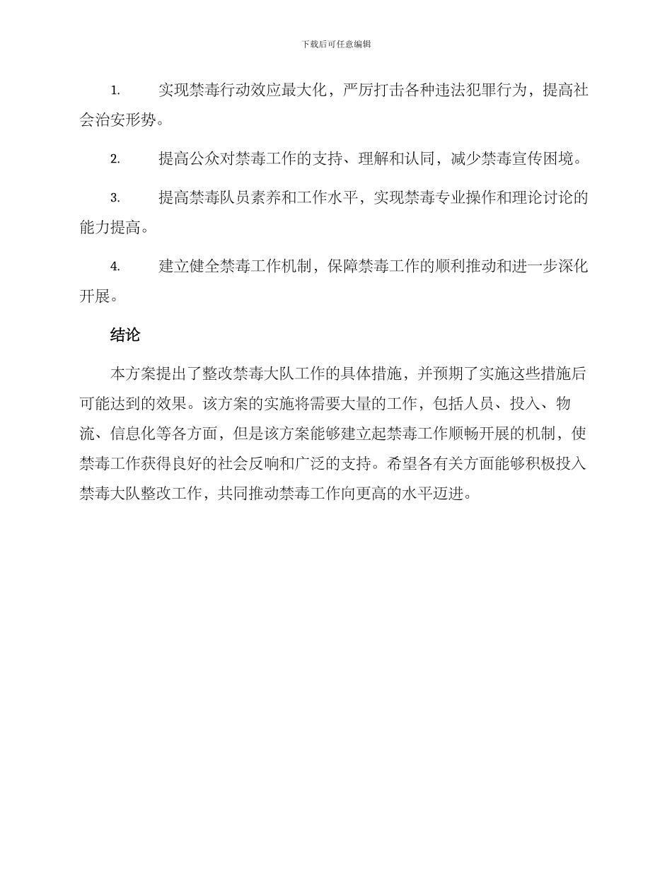 禁毒大队工作整改方案_第3页