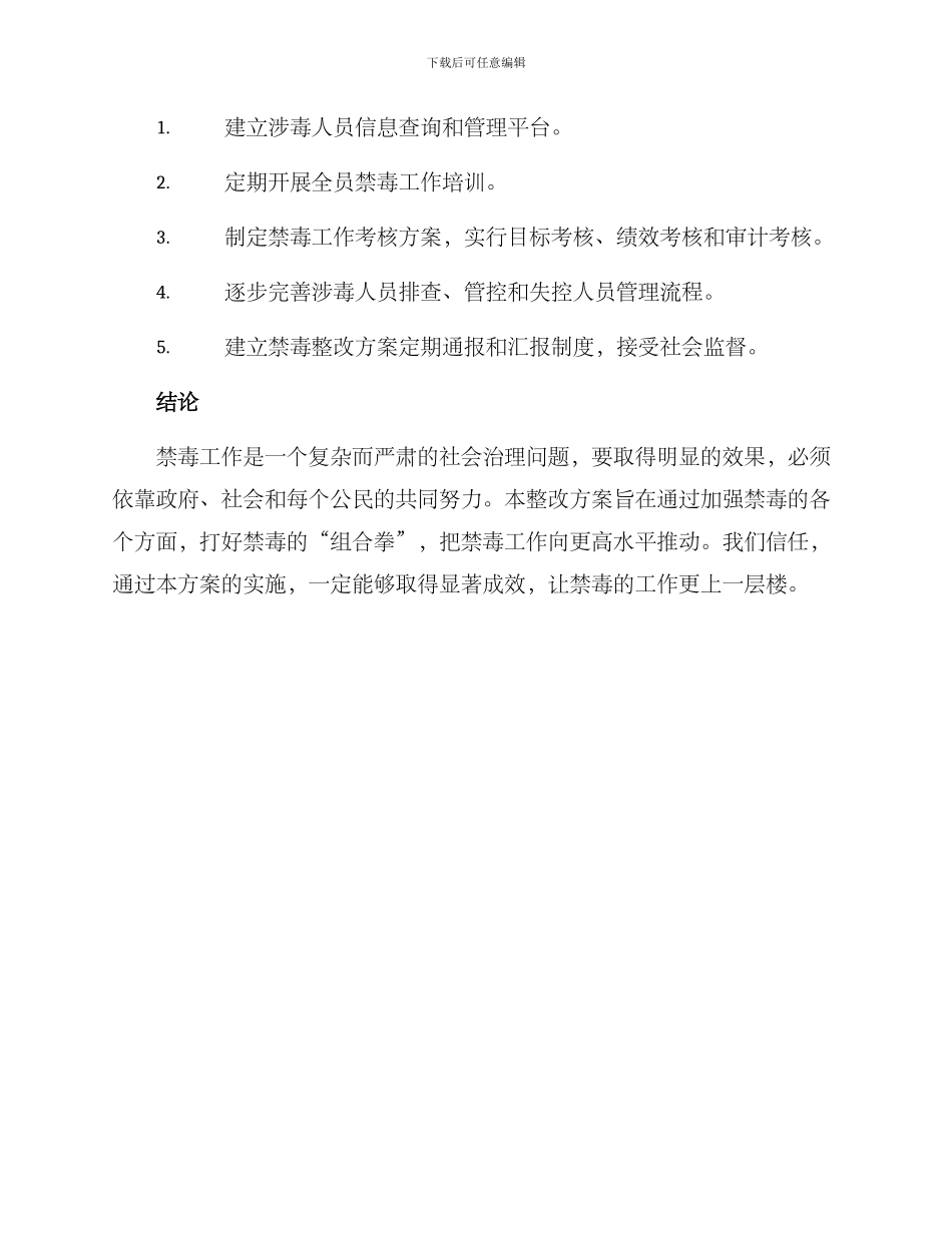禁毒整改方案_第3页