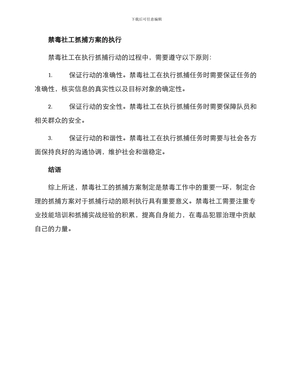 禁毒社工抓捕方案_第3页