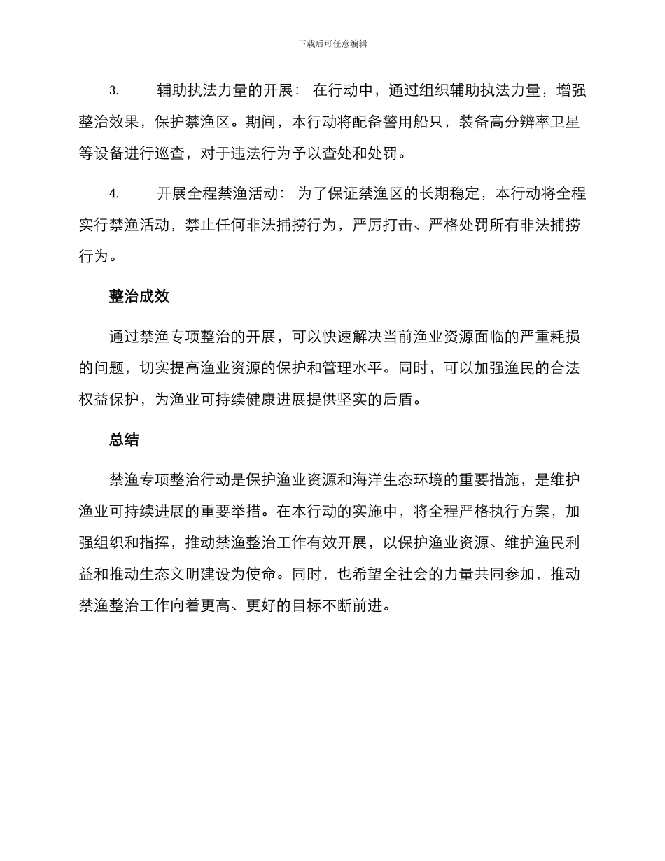 禁渔专项整治行动方案_第2页