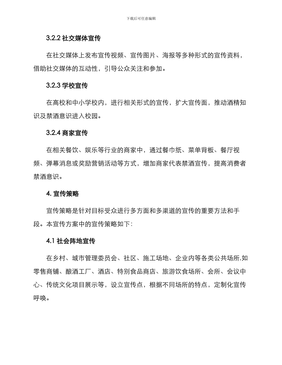 禁酒令宣传方案_第3页