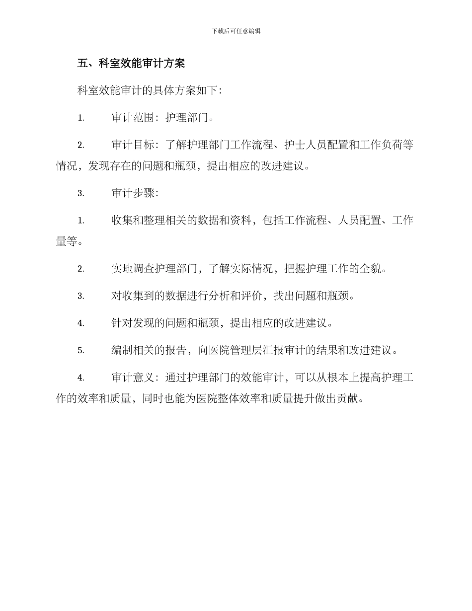 科室效能审计方案_第3页