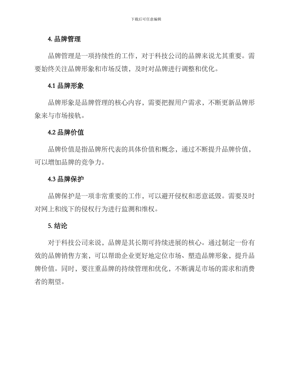 科技公司品牌销售方案_第3页