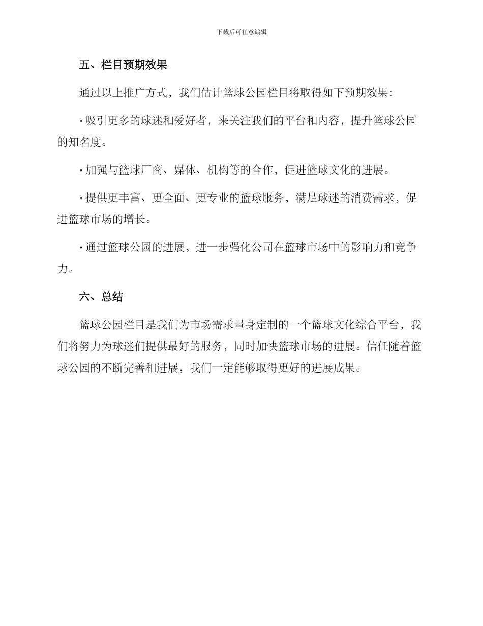 篮球公园栏目分析方案_第3页