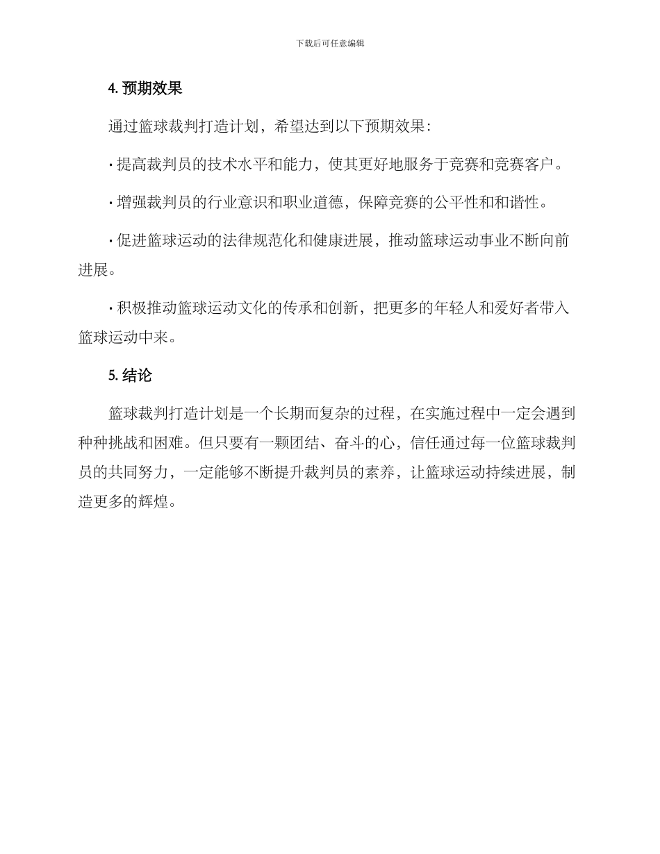 篮球裁判打造计划方案_第3页