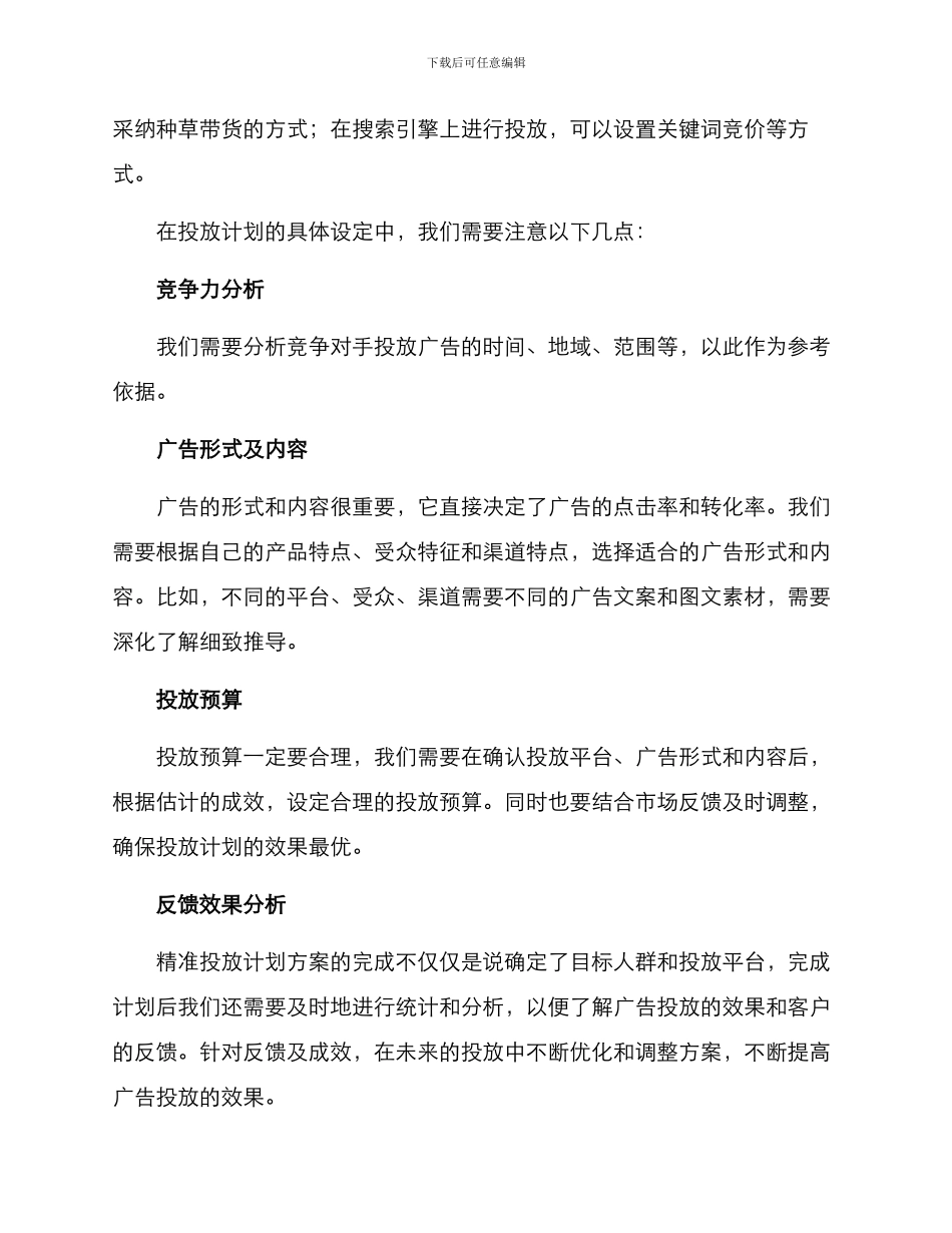 精准投放计划方案_第2页