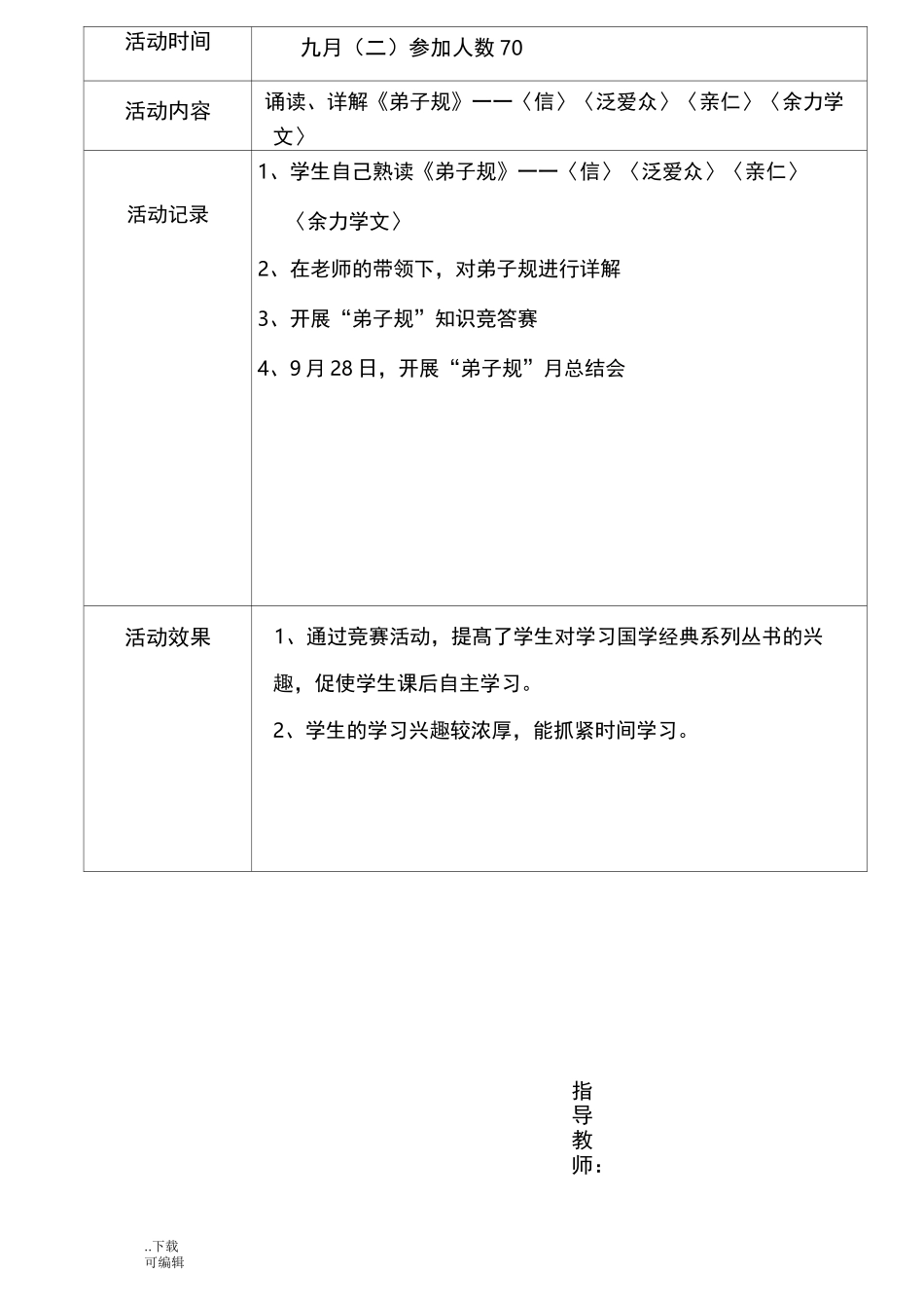 国学经典诵读活动记录文本_第2页