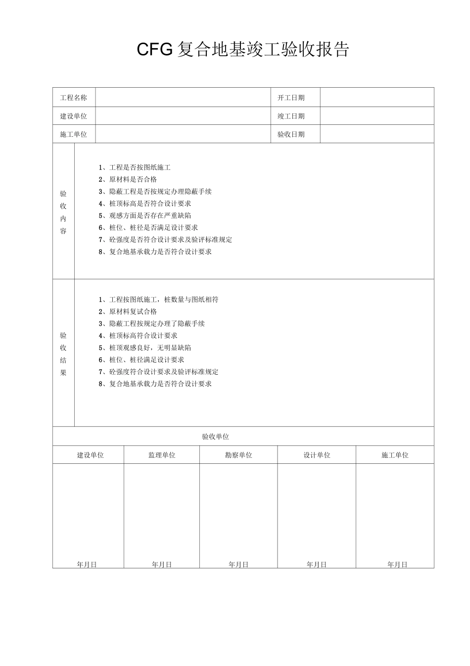 CFG复合地基竣工验收报告_第1页