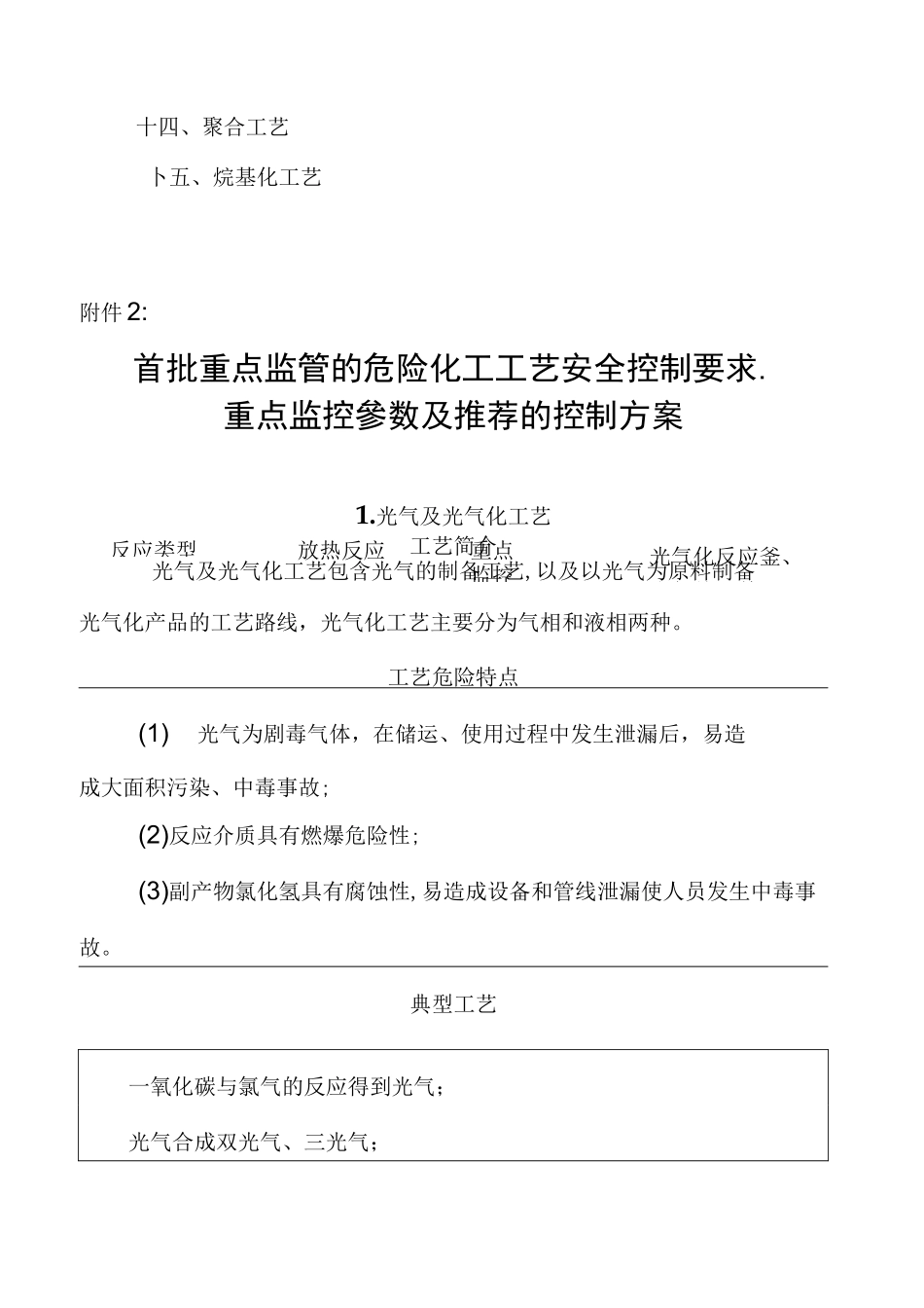 首批重点监管的危险化工工艺大全_第2页