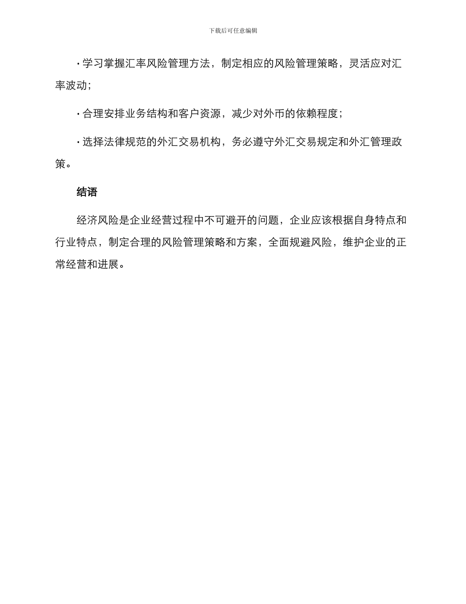 经济风险防范方案_第3页