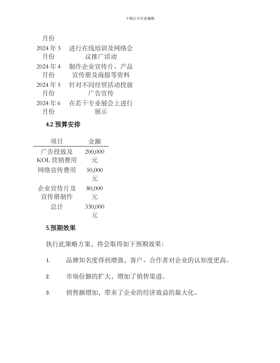 经贸传播策划方案_第3页