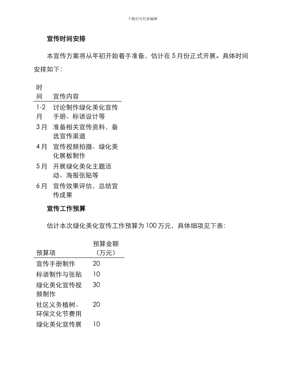 绿化美化宣传方案_第3页