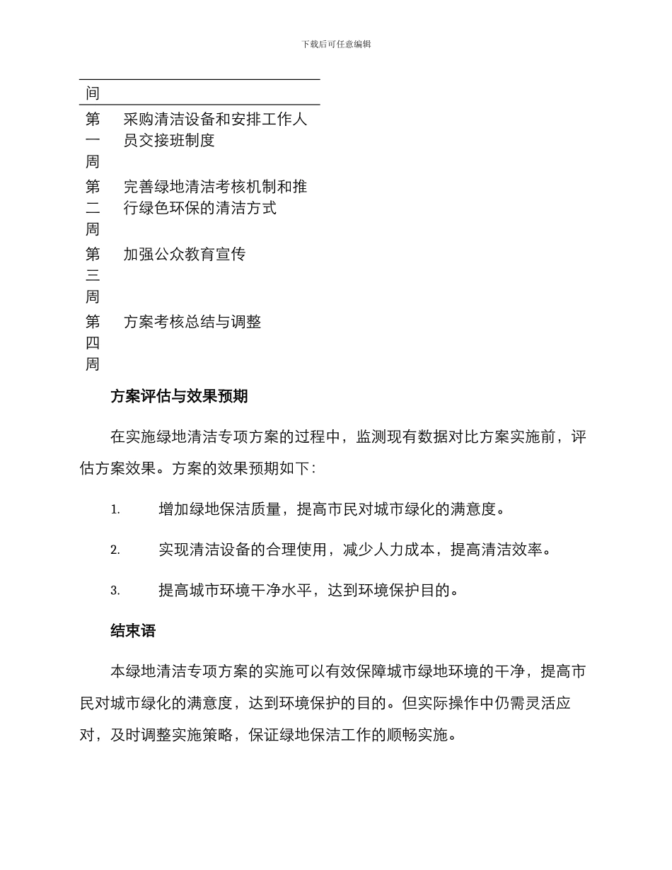 绿地清洁专项方案_第3页