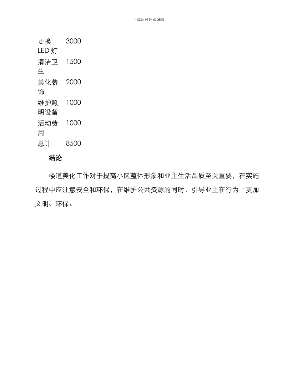 美化楼道工作方案_第3页