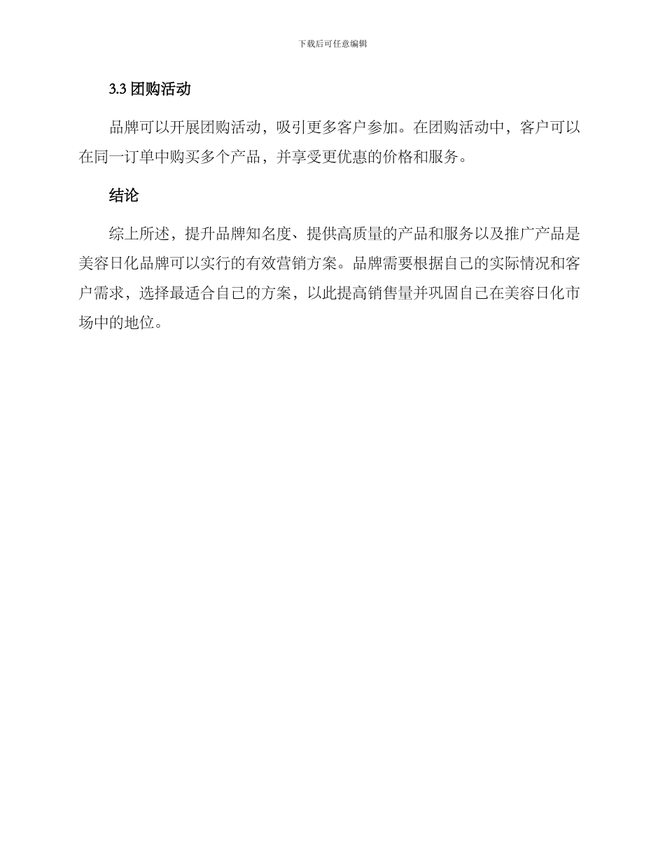 美容日化营销方案_第3页