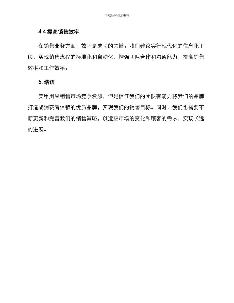 美甲用具销售方案_第3页
