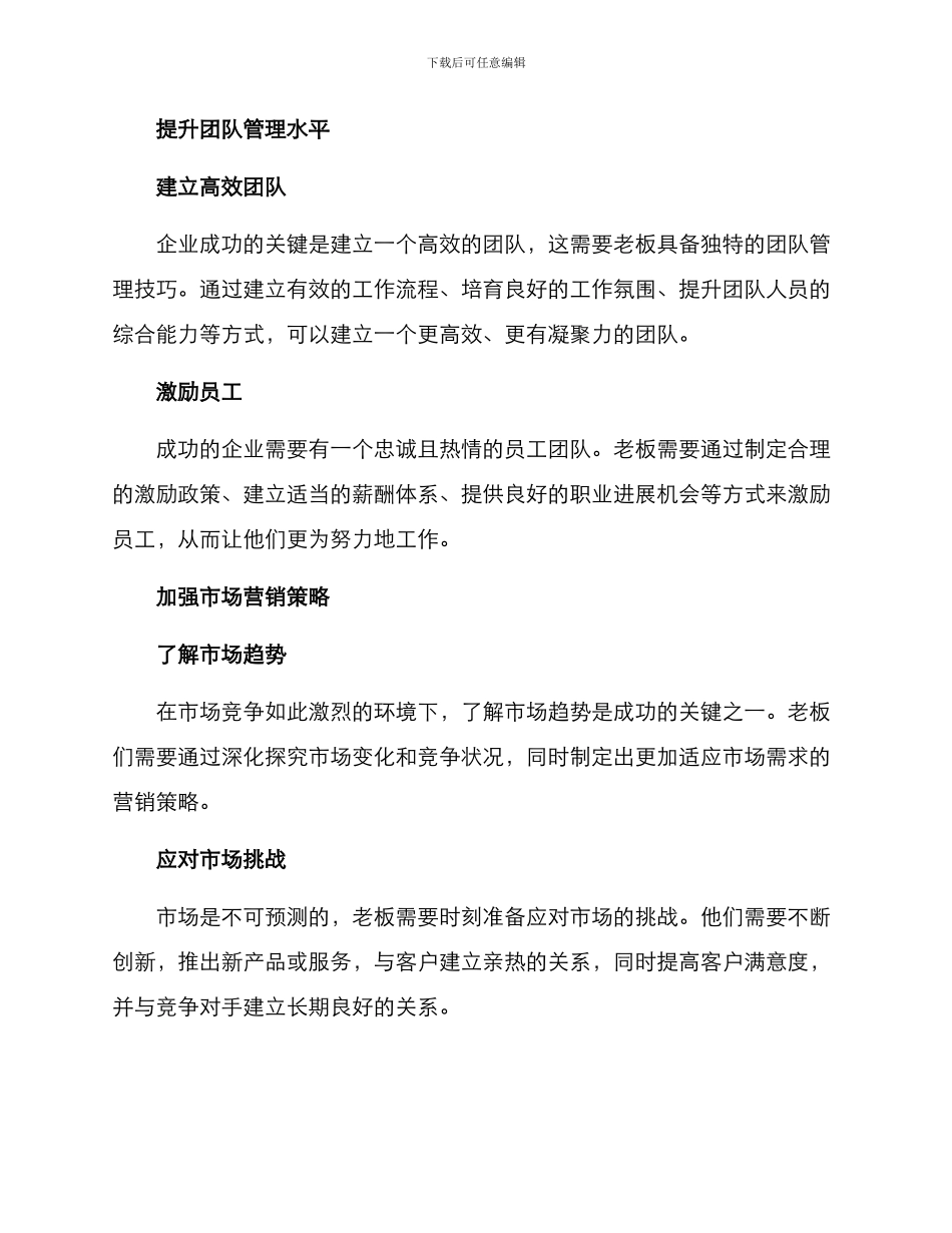 老板应聘方案集_第2页