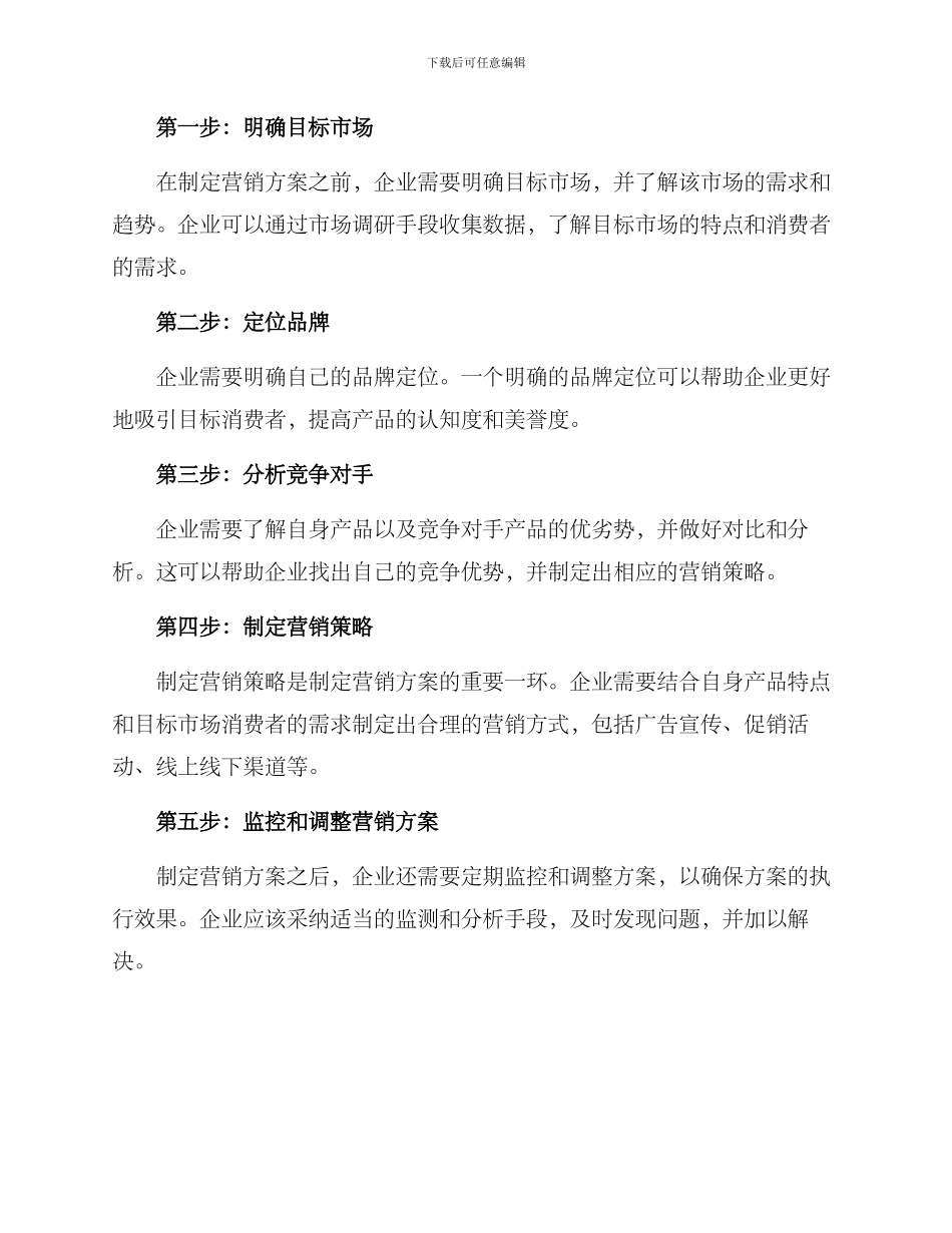 考察项目营销方案_第2页