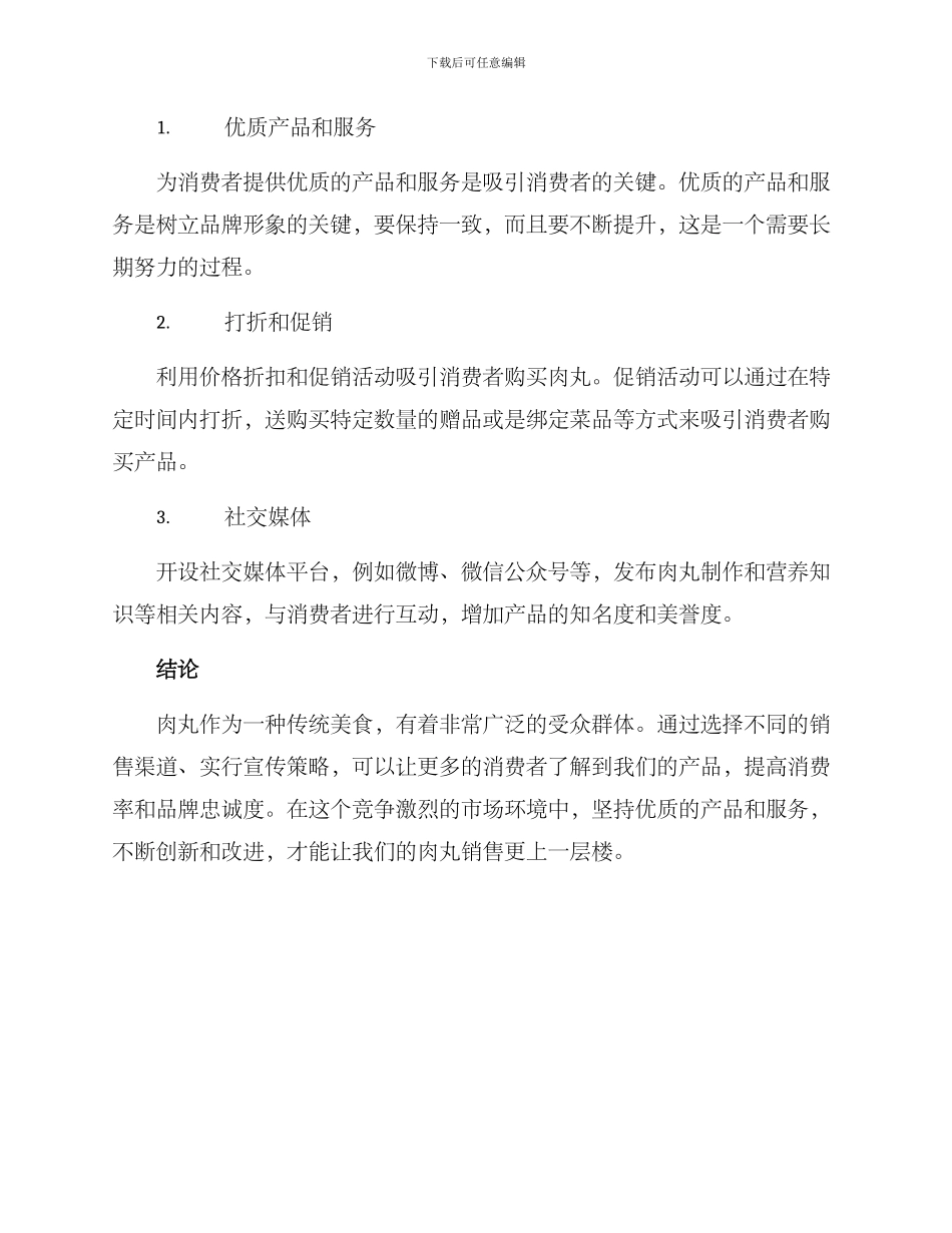 肉丸销售方案_第3页