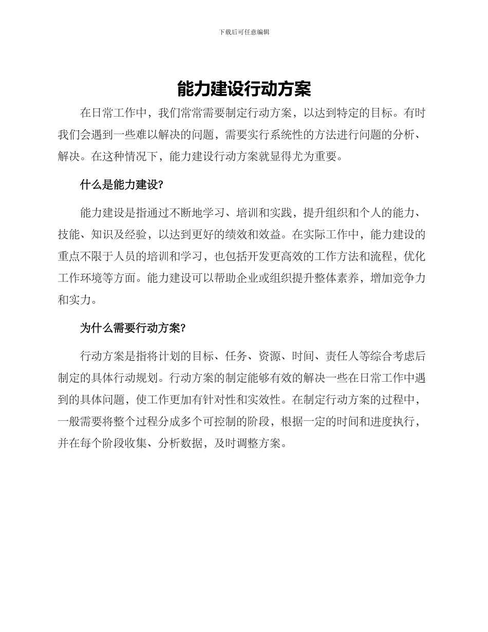 能力建设行动方案_第1页