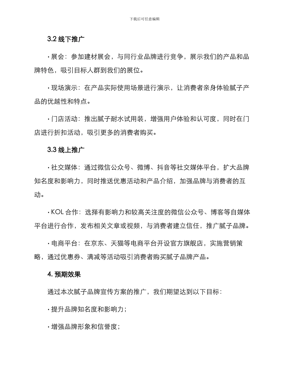 腻子品牌宣传方案_第2页